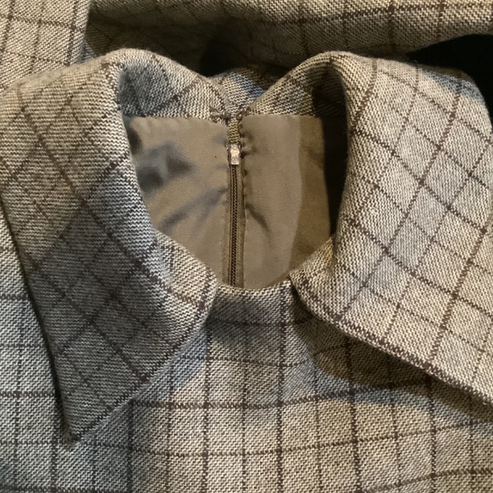 Vintage Amelia Gray couture GALANOS wool dress size 8 unworn, excellent - Picture 11 of 11